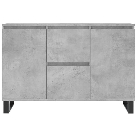 vidaXL Sideboard Concrete Grey 104x35x70 cm Engineered Wood