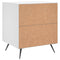 vidaXL Bedside Cabinets 2 pcs White 40x35x47.5 cm Engineered Wood