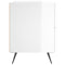 vidaXL Bedside Cabinet High Gloss White 40x35x47.5 cm Engineered Wood
