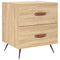 vidaXL Bedside Cabinets 2 pcs Sonoma Oak 40x35x47.5 cm Engineered Wood