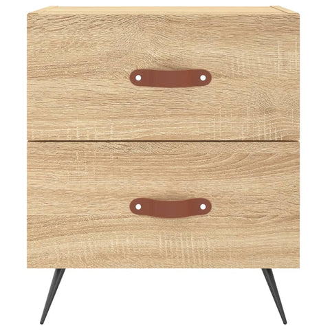 vidaXL Bedside Cabinets 2 pcs Sonoma Oak 40x35x47.5 cm Engineered Wood