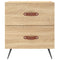 vidaXL Bedside Cabinets 2 pcs Sonoma Oak 40x35x47.5 cm Engineered Wood