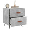 vidaXL Bedside Cabinets 2 pcs Concrete Grey 40x35x47.5 cm Engineered Wood