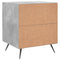vidaXL Bedside Cabinets 2 pcs Concrete Grey 40x35x47.5 cm Engineered Wood