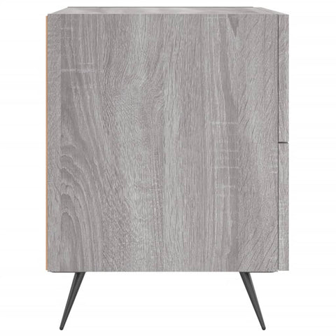 vidaXL Bedside Cabinets 2 pcs Grey Sonoma 40x35x47.5 cm Engineered Wood