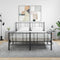 vidaXL Bedside Cabinets 2 pcs Grey Sonoma 40x35x47.5 cm Engineered Wood