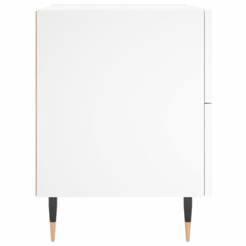 vidaXL Bedside Cabinets 2 pcs White 40x35x47.5 cm Engineered Wood