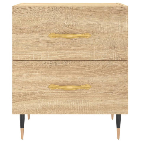 vidaXL Bedside Cabinets 2 pcs Sonoma Oak 40x35x47.5 cm Engineered Wood
