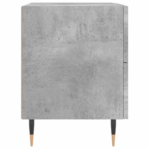 vidaXL Bedside Cabinet Concrete Grey 40x35x47.5 cm Engineered Wood