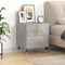vidaXL Bedside Cabinet Concrete Grey 40x35x47.5 cm Engineered Wood