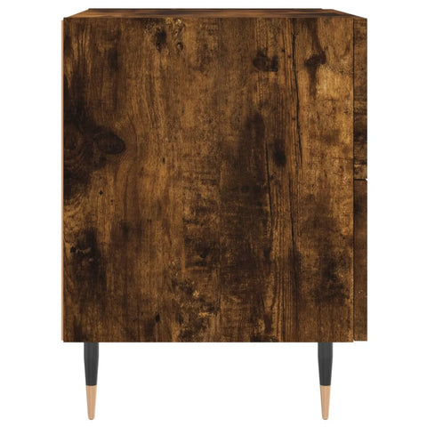 vidaXL Bedside Cabinets 2 pcs Smoked Oak 40x35x47.5 cm Engineered Wood