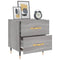 vidaXL Bedside Cabinet Grey Sonoma 40x35x47.5 cm Engineered Wood