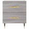 vidaXL Bedside Cabinet Grey Sonoma 40x35x47.5 cm Engineered Wood