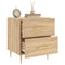 vidaXL Bedside Cabinets 2 pcs Sonoma Oak 40x35x47.5 cm Engineered Wood