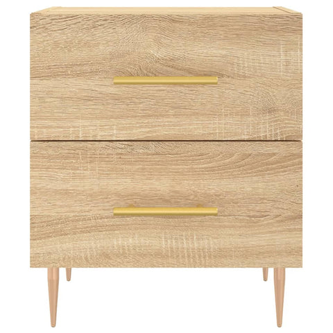 vidaXL Bedside Cabinets 2 pcs Sonoma Oak 40x35x47.5 cm Engineered Wood