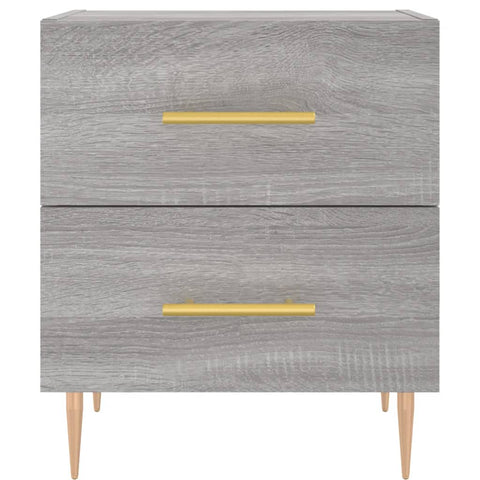 vidaXL Bedside Cabinet Grey Sonoma 40x35x47.5 cm Engineered Wood