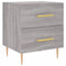vidaXL Bedside Cabinets 2 pcs Grey Sonoma 40x35x47.5 cm Engineered Wood
