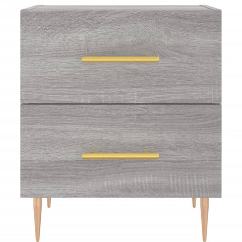 vidaXL Bedside Cabinets 2 pcs Grey Sonoma 40x35x47.5 cm Engineered Wood