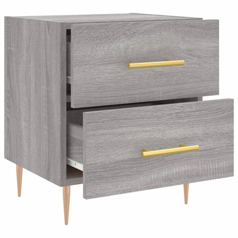 vidaXL Bedside Cabinets 2 pcs Grey Sonoma 40x35x47.5 cm Engineered Wood