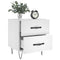 vidaXL Bedside Cabinets 2 pcs White 40x35x47.5 cm Engineered Wood