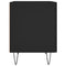 vidaXL Bedside Cabinets 2 pcs Black 40x35x47.5 cm Engineered Wood