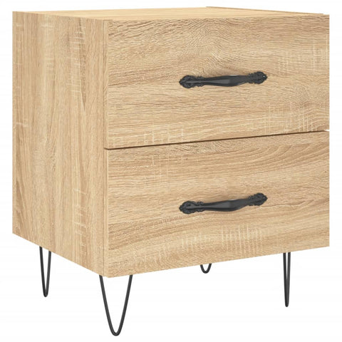 vidaXL Bedside Cabinets 2 pcs Sonoma Oak 40x35x47.5 cm Engineered Wood