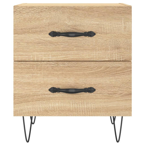 vidaXL Bedside Cabinets 2 pcs Sonoma Oak 40x35x47.5 cm Engineered Wood