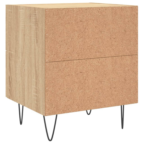 vidaXL Bedside Cabinets 2 pcs Sonoma Oak 40x35x47.5 cm Engineered Wood