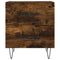 vidaXL Bedside Cabinets 2 pcs Smoked Oak 40x35x47.5 cm Engineered Wood