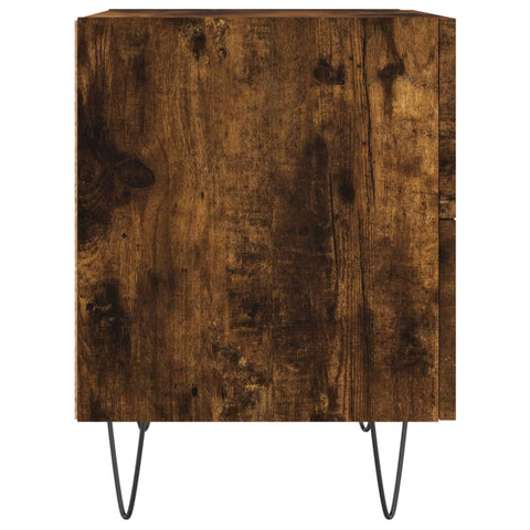 vidaXL Bedside Cabinets 2 pcs Smoked Oak 40x35x47.5 cm Engineered Wood