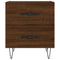 vidaXL Bedside Cabinet Brown Oak 40x35x47.5 cm Engineered Wood