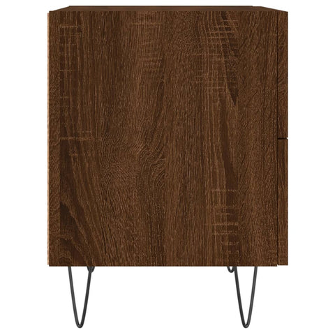 vidaXL Bedside Cabinet Brown Oak 40x35x47.5 cm Engineered Wood