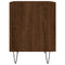vidaXL Bedside Cabinet Brown Oak 40x35x47.5 cm Engineered Wood