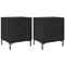 vidaXL Bedside Cabinets 2 pcs Black 40x35x47.5 cm Engineered Wood