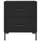vidaXL Bedside Cabinets 2 pcs Black 40x35x47.5 cm Engineered Wood