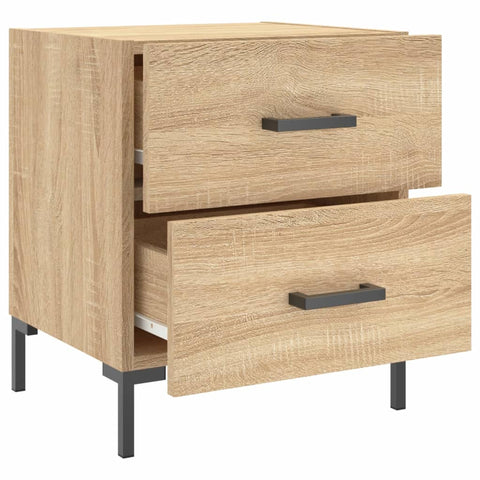 vidaXL Bedside Cabinet Sonoma Oak 40x35x47.5 cm Engineered Wood