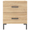 vidaXL Bedside Cabinet Sonoma Oak 40x35x47.5 cm Engineered Wood