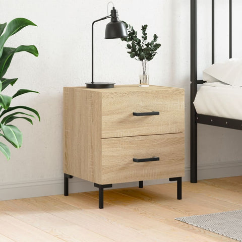 vidaXL Bedside Cabinet Sonoma Oak 40x35x47.5 cm Engineered Wood