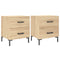 vidaXL Bedside Cabinets 2 pcs Sonoma Oak 40x35x47.5 cm Engineered Wood
