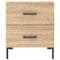 vidaXL Bedside Cabinets 2 pcs Sonoma Oak 40x35x47.5 cm Engineered Wood