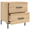 vidaXL Bedside Cabinets 2 pcs Sonoma Oak 40x35x47.5 cm Engineered Wood