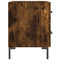 vidaXL Bedside Cabinet Smoked Oak 40x35x47.5 cm Engineered Wood