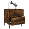vidaXL Bedside Cabinets 2 pcs Smoked Oak 40x35x47.5 cm Engineered Wood