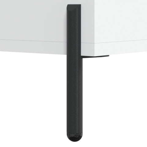 vidaXL Bedside Cabinets 2 pcs White 40x35x47.5 cm Engineered Wood