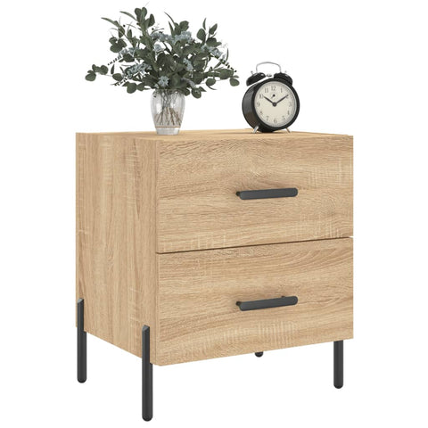vidaXL Bedside Cabinet Sonoma Oak 40x35x47.5 cm Engineered Wood