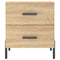 vidaXL Bedside Cabinet Sonoma Oak 40x35x47.5 cm Engineered Wood