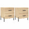 vidaXL Bedside Cabinets 2 pcs Sonoma Oak 40x35x47.5 cm Engineered Wood