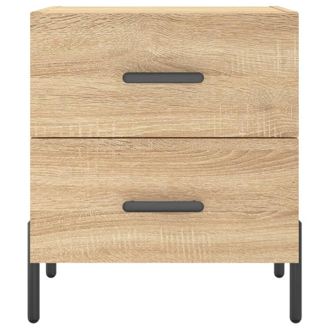 vidaXL Bedside Cabinets 2 pcs Sonoma Oak 40x35x47.5 cm Engineered Wood