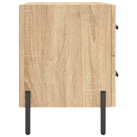 vidaXL Bedside Cabinets 2 pcs Sonoma Oak 40x35x47.5 cm Engineered Wood