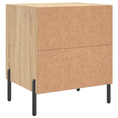 vidaXL Bedside Cabinets 2 pcs Sonoma Oak 40x35x47.5 cm Engineered Wood